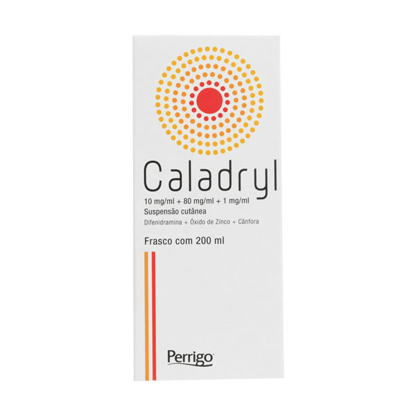 Imagem de Caladryl , 10 mg/ml + 80 mg/ml + 1 mg/ml Frasco 200 ml Susp cutan