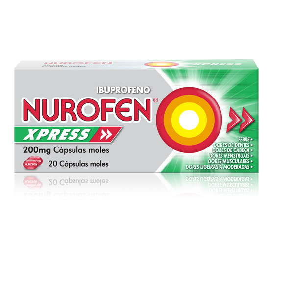 Imagem de Nurofen Xpress, 200 mg x 20 cáps mole