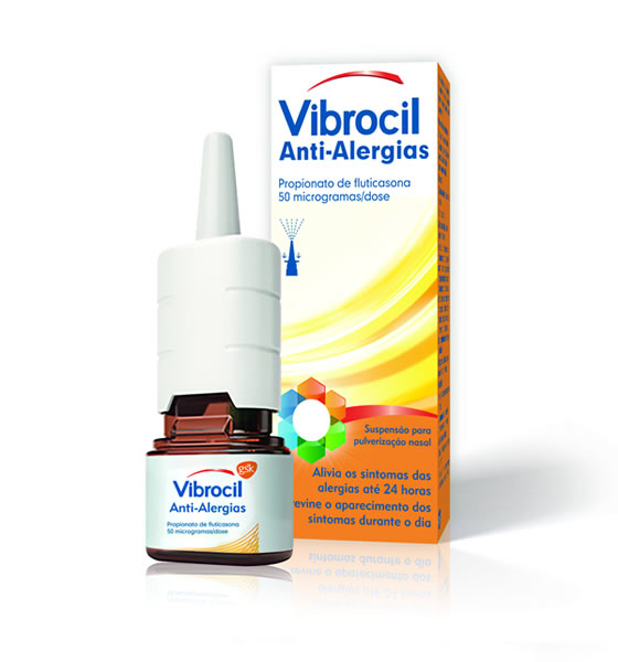 Imagem de Vibrocil Anti-Alergias , 50 µg/dose Frasco nebulizador 60 dose Susp pulv nasal