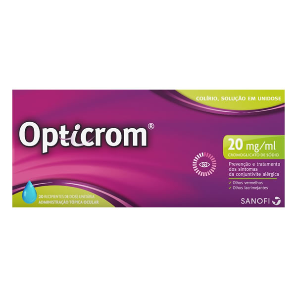 Imagem de Opticrom, 20 mg/mL-0,3 mL x 20 sol col unidose