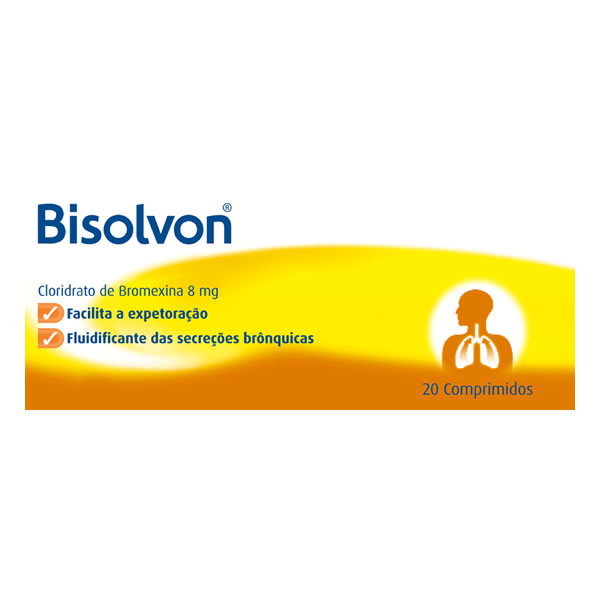 Imagem de Bisolvon, 8 mg x 20 comp