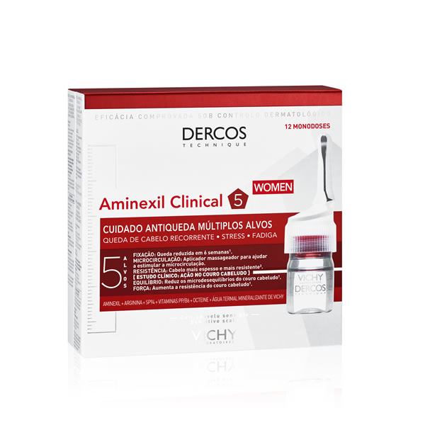 Imagem de Dercos Tec Queda Aminexil Clinical Mul X12