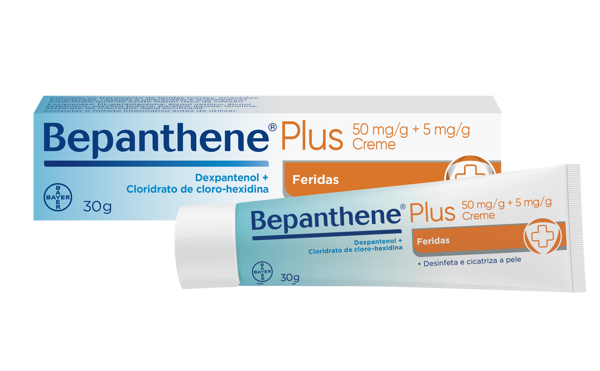 Imagem de Bepanthene Plus, 5/50 mg/g-30 g x 1 creme bisnaga