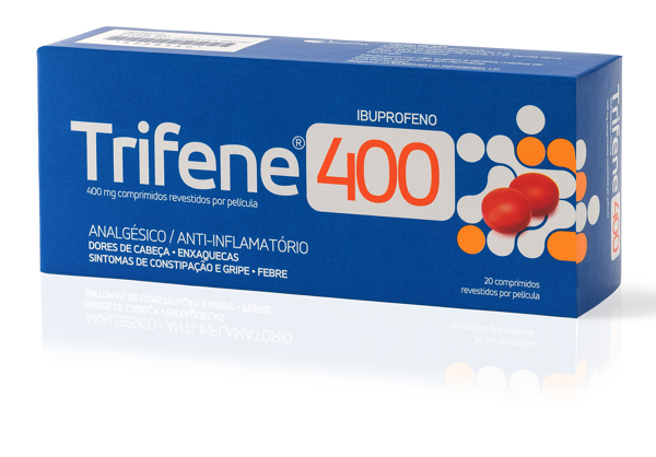 Imagem de Trifene 400, 400 mg x 20 comp rev