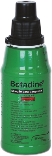 Imagem de Betadine, 100 mg/mL-125mL x 1 sol garg