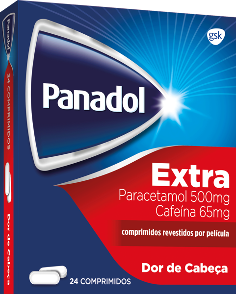 Imagem de Panadol Extra, 500/65 mg x 24 comp rev