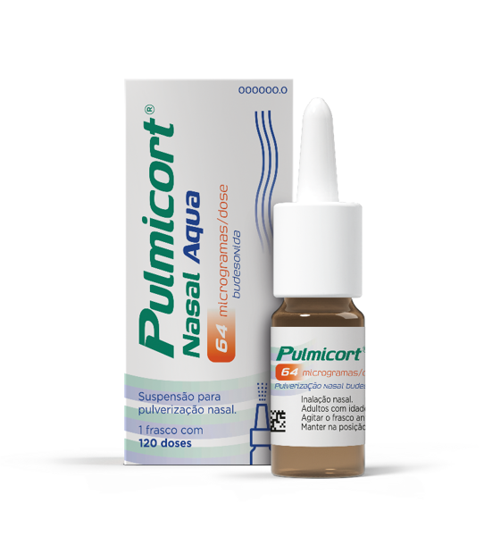 Imagem de Pulmicort Nasal Aqua (120 doses), 64 mcg/dose x 1 susp pulv nasal