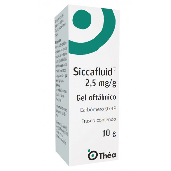 Imagem de Siccafluid , 2.5 mg/g Frasco conta-gotas 10 g Gel oftalm