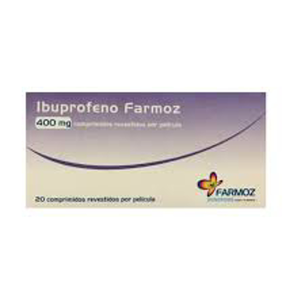 Imagem de Ibuprofeno Farmoz, 400 mg x 20 comp rev