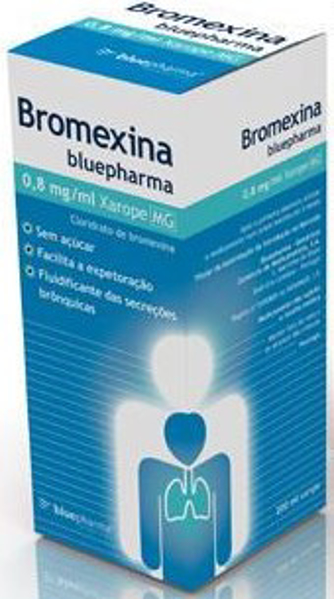 Imagem de Bromexina Bluepharma MG, 0.8 mg/mL 200mL x 1 xar mL