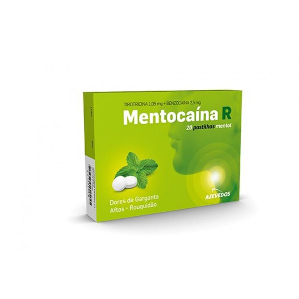 Imagem de Mentocaína-R, 1,05/2,5 mg x 20 pst