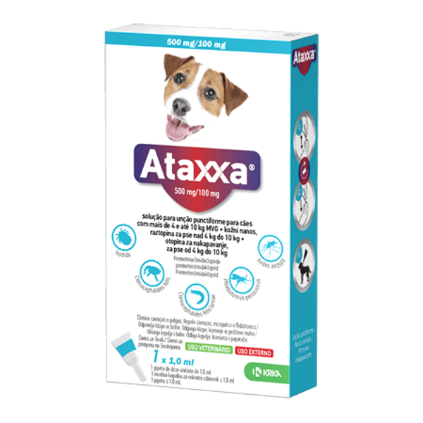 Picture of Ataxxa Sol Pip 500/100Mg Cao 4-10Kg X3
