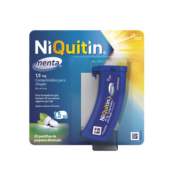 Picture of Niquitin Menta, 1,5 mg x 20 comp chupar