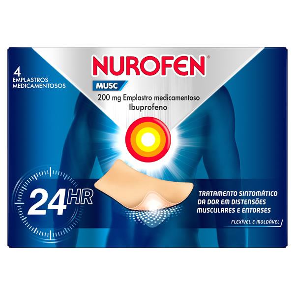 Picture of Nurofen Musc, 200 mg x 4 emplastro
