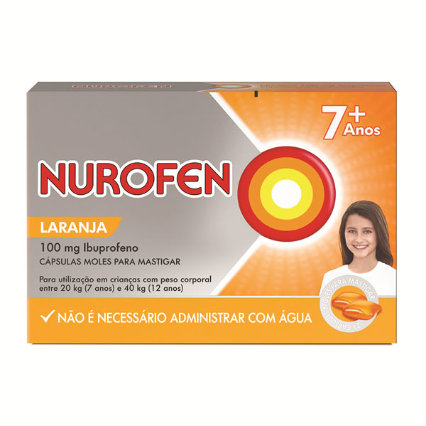 Picture of Nurofen, 100 mg x 24 cáps mole p/mastigar