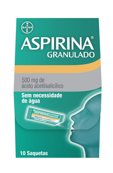 Picture of Aspirina Direkt 500 mg Granulado, 500 mg x 10 gran
