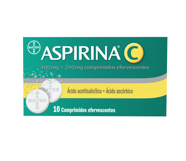 Picture of Aspirina C, 400/240 mg x 10 comp eferv