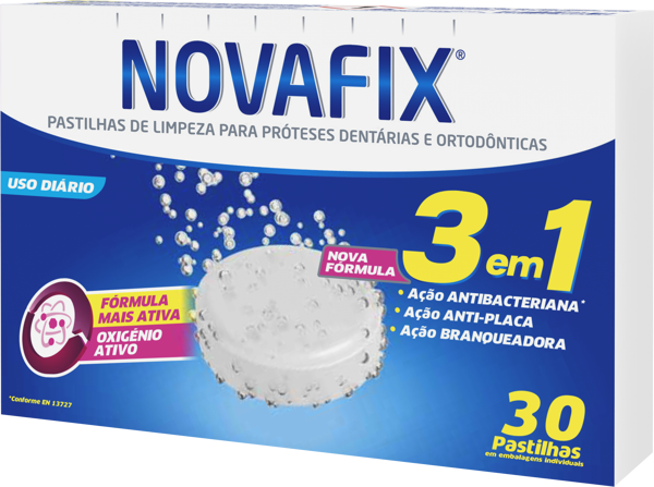 Imagem de Novafix Comp Eferv Hig Prot Dent X30