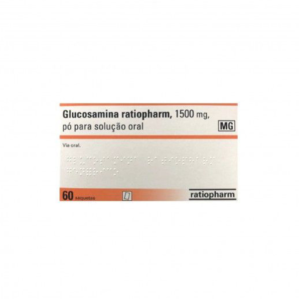 Picture of Glucosamina Ratiopharm MG, 1500 mg x 60 pó sol oral saq
