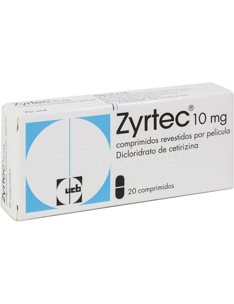 Picture of Zyrtec, 10 mg x 20 comp rev