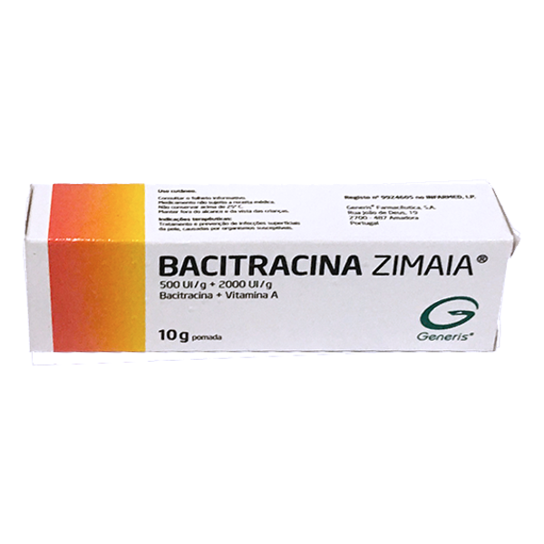 Picture of Bacitracina Zimaia (10g), 500/2000 UI/g x 1 pda